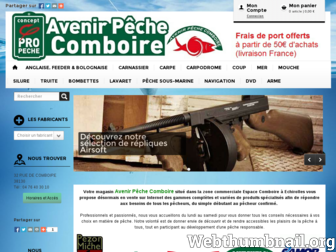 avenir-peche-comboire.com website preview