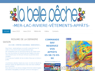 labellepeche40.com website preview