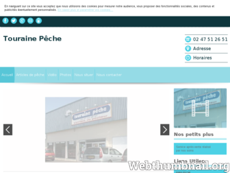 tourainepeche.com website preview