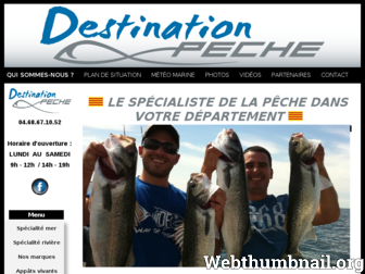 destinationpeche66.fr website preview