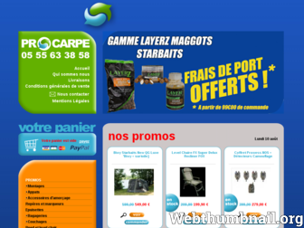 procarpe.com website preview