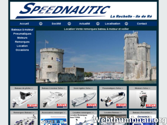 speednautic.fr website preview