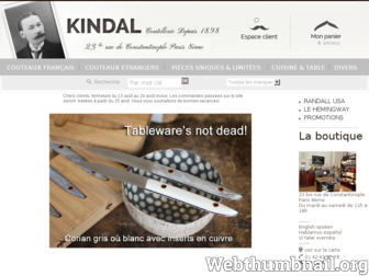 kindal.fr website preview