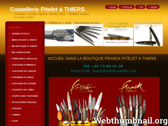coutellerie-pitelet.com website preview