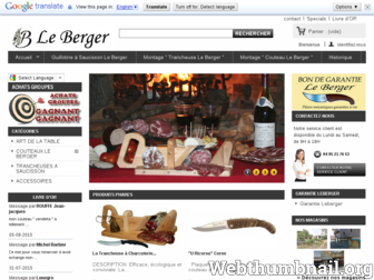 leberger.fr website preview