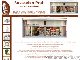 rousselon-pral.com website preview