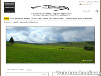 coutellerie-glandieres.com website preview