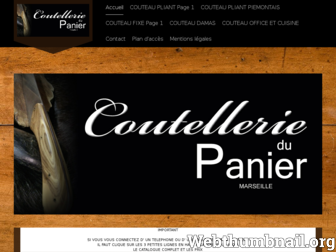 coutelleriedupanier.com website preview