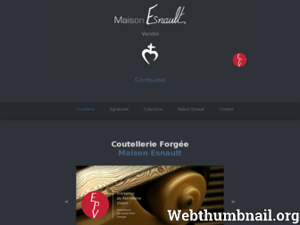 coutellerie-esnault.com website preview