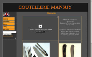 coutelleriemansuy.fr website preview
