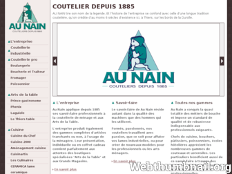 aunain.fr website preview