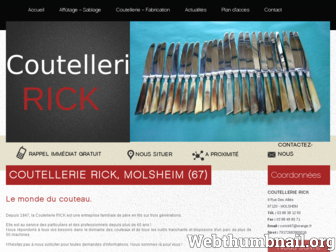 coutellerie-rick.fr website preview