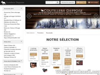 coutellerie-dieppoise.com website preview