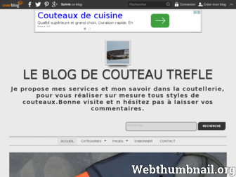 couteautrefle.over-blog.com website preview