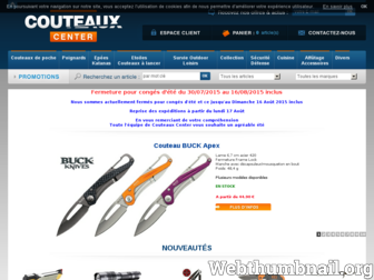 couteaux-center.com website preview