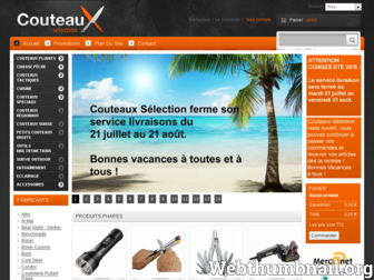 couteaux-selection.com website preview