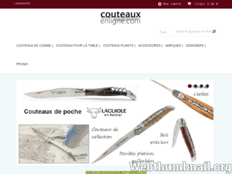 couteauxenligne.com website preview