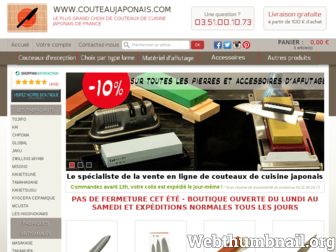 couteaujaponais.com website preview