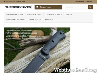 thebestknives.eu website preview