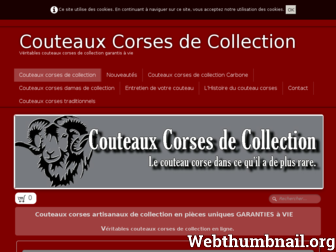 couteaux-corses-de-collection.com website preview