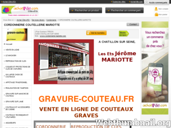 cordonnerie-mariotte.com website preview