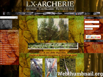 lx-archerie.fr website preview