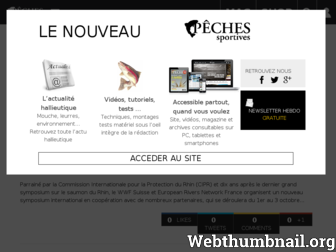 peches-sportives.com website preview