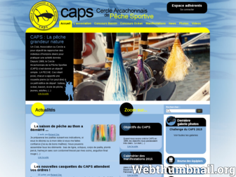 capsarcachon.fr website preview