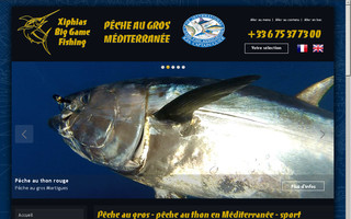 xiphias-biggamefishing.fr website preview