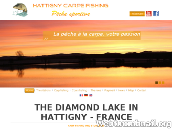 hattigny-carpe-fishing.com website preview