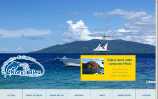 nosy-bleu-peche.com website preview