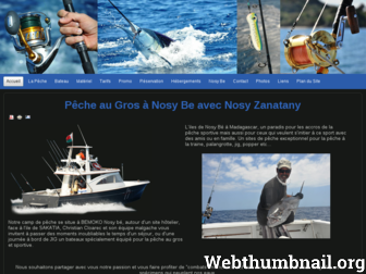 zanatany-nosybe-fishing.com website preview