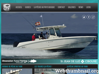obsessiontunafishing.com website preview