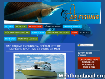 capfishing.fr website preview