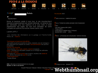 mouches.free.fr website preview
