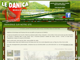 parcours-mouche-ledanica.com website preview