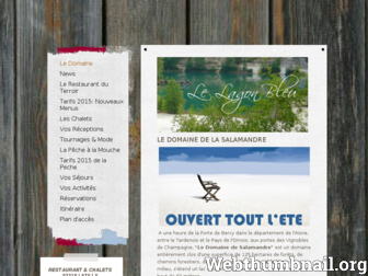 lagonbleu-latilly.fr website preview