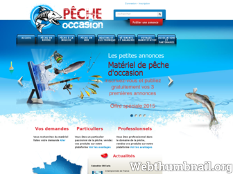 peche-occasion.com website preview