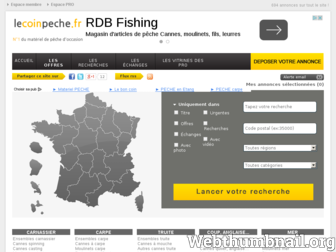 lecoinpeche.fr website preview