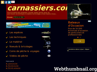 carnassiers.com website preview