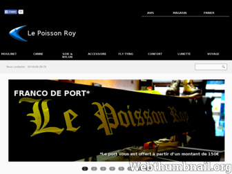 lepoissonroy.com website preview