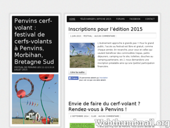 penvins-cerf-volant.org website preview