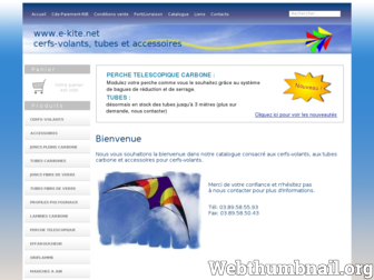 e-kite.net website preview