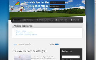 parcdesiles.miztral.com website preview