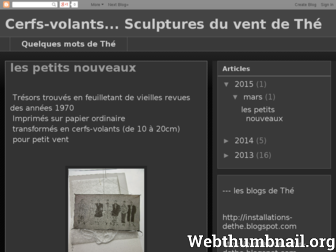 les-cerfs-volants-dethe.blogspot.com website preview