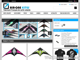 airone-kites.com website preview