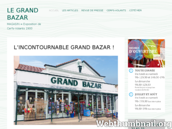 grandbazarprefailles.com website preview