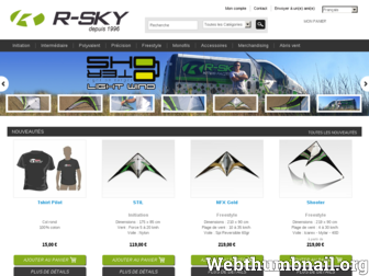 shop.r-sky.com website preview