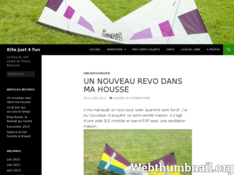 kitejust4fun.wordpress.com website preview