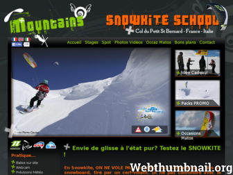 flymountainsnowkite.com website preview